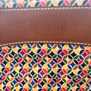 Fossil PVC coated tote